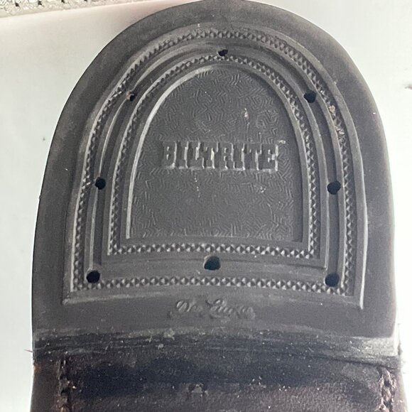 VTG Biltrite Golden Rebel 5 Brown Leather Lace-Up Boots FringeCountry Equestrian - Picture 8 of 14